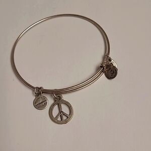 Alex and Ani peace bracelet